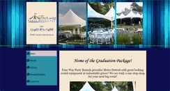 Desktop Screenshot of fourwaypartyrentals.com